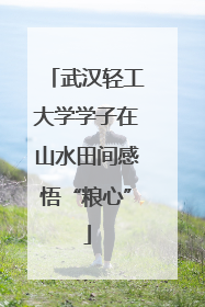 武汉轻工大学学子在山水田间感悟“粮心”