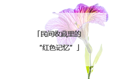 民间收藏里的“红色记忆”
