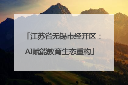 江苏省无锡市经开区：AI赋能教育生态重构