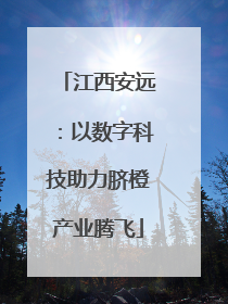 江西安远：以数字科技助力脐橙产业腾飞