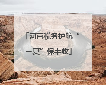 河南税务护航“三夏”保丰收