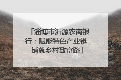 淄博市沂源农商银行：赋能特色产业链 铺就乡村致富路