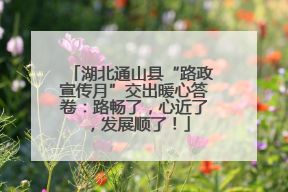 湖北通山县“路政宣传月”交出暖心答卷：路畅了，心近了，发展顺了！