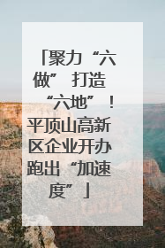 聚力“六做” 打造“六地”！平顶山高新区企业开办跑出“加速度”