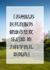 苏州姑苏区托育服务健康市集欢乐启幕 助力科学育儿新风尚