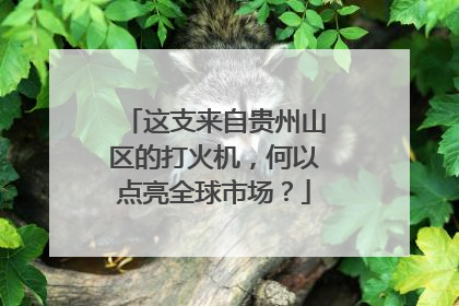 这支来自贵州山区的打火机，何以点亮全球市场？