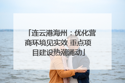 连云港海州：优化营商环境见实效 重点项目建设热潮涌动