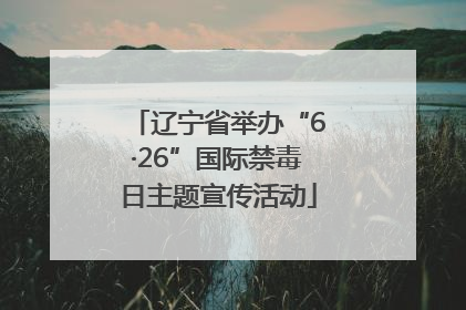 辽宁省举办“6·26”国际禁毒日主题宣传活动