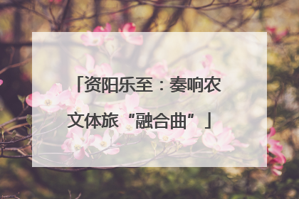 资阳乐至：奏响农文体旅“融合曲”