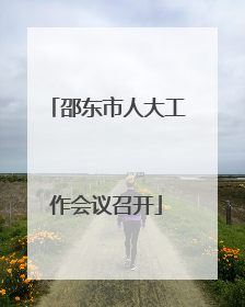 邵东市人大工作会议召开