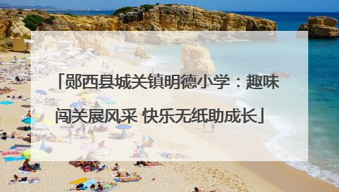 郧西县城关镇明德小学：趣味闯关展风采 快乐无纸助成长