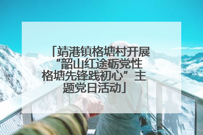 靖港镇格塘村开展“韶山红途砺党性 格塘先锋践初心”主题党日活动