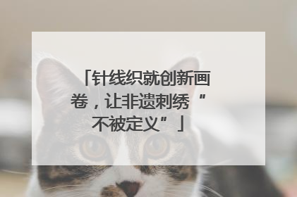 针线织就创新画卷，让非遗刺绣“不被定义”