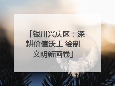 银川兴庆区：深耕价值沃土 绘制文明新画卷