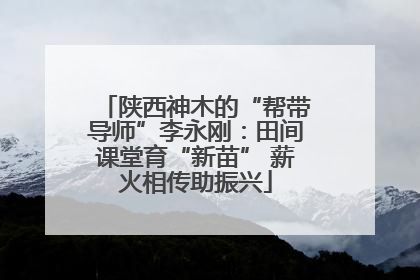 陕西神木的“帮带导师”李永刚：田间课堂育“新苗” 薪火相传助振兴