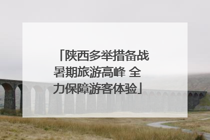 陕西多举措备战暑期旅游高峰 全力保障游客体验