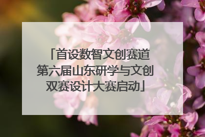 首设数智文创赛道 第六届山东研学与文创双赛设计大赛启动