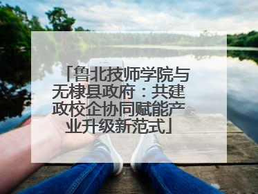 鲁北技师学院与无棣县政府：共建政校企协同赋能产业升级新范式
