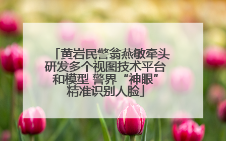 黄岩民警翁燕敏牵头研发多个视图技术平台和模型 警界“神眼”精准识别人脸