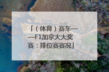 （体育）赛车——F1加拿大大奖赛：排位赛赛况