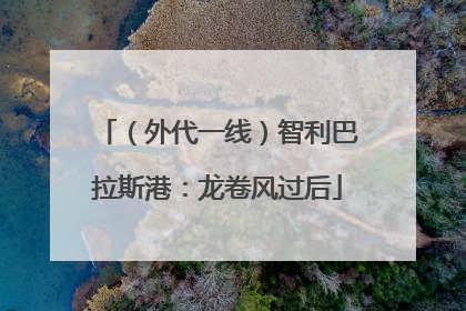 （外代一线）智利巴拉斯港：龙卷风过后