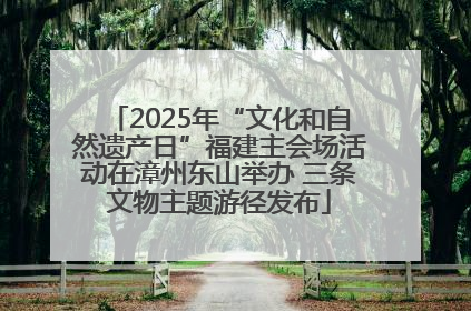 2025年“文化和自然遗产日”福建主会场活动在漳州东山举办 三条文物主题游径发布