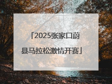 2025张家口蔚县马拉松激情开赛