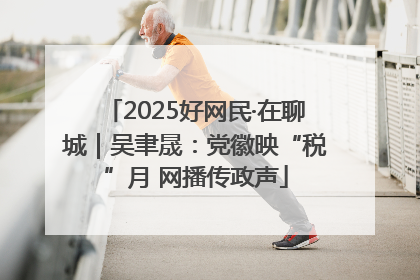 2025好网民·在聊城｜吴聿晟：党徽映“税”月 网播传政声