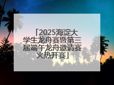 2025海淀大学生龙舟赛暨第三届端午龙舟邀请赛火热开赛
