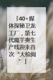 40+媒体探秘卫龙工厂，第七代魔芋爽生产线迎来首次“大检阅”