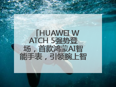 HUAWEI WATCH 5强势登场，首款鸿蒙AI智能手表，引领腕上智慧科技新纪元